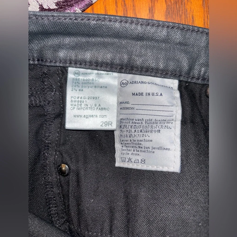 Adriano Goldsmied absolute leggings. Black coated skinny jeans. - Picture 6 of 10